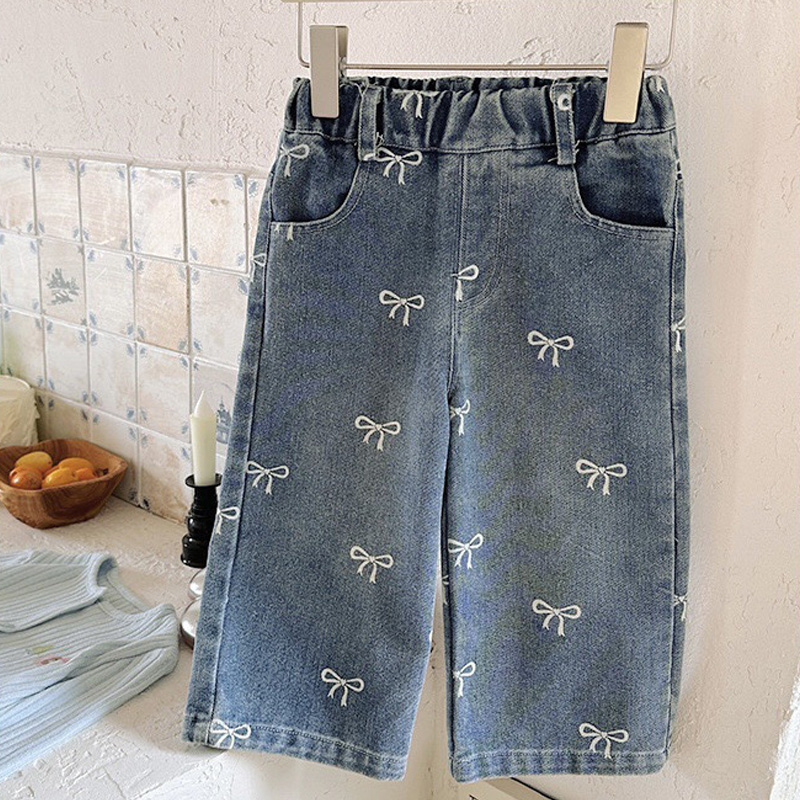 Girls Spring Autumn Jeans New  - огляд і ціна Baby Clothing Drawing