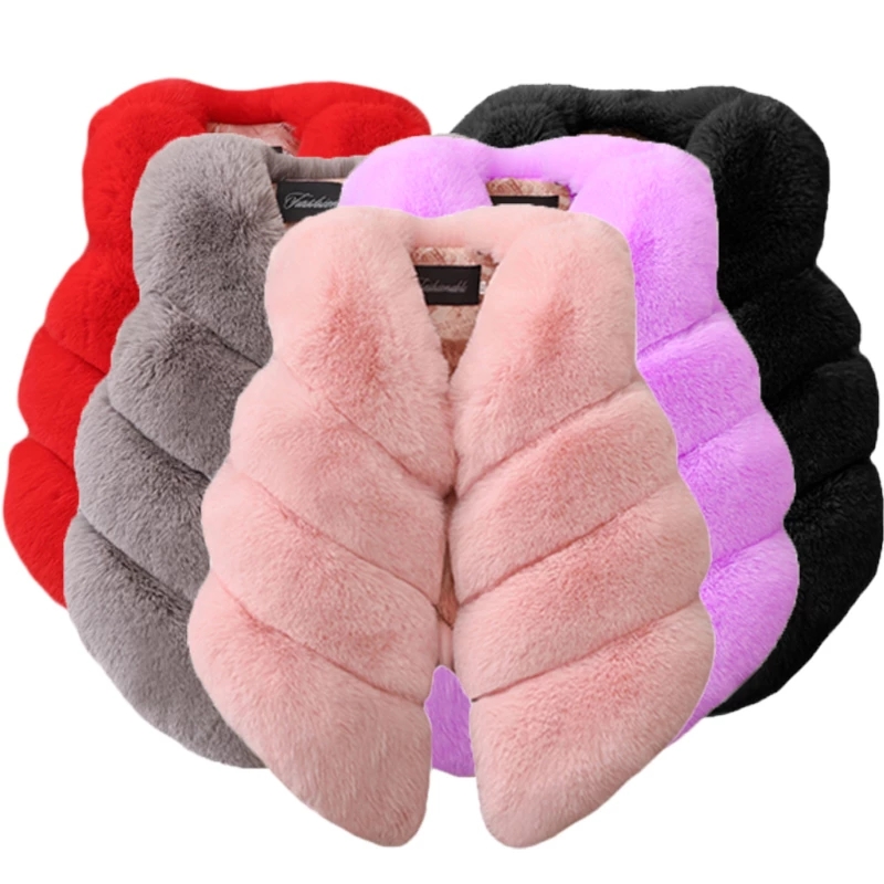Baby Girls Faux Fur Vest Outfi - огляд і ціна Baby Xmas Clothing