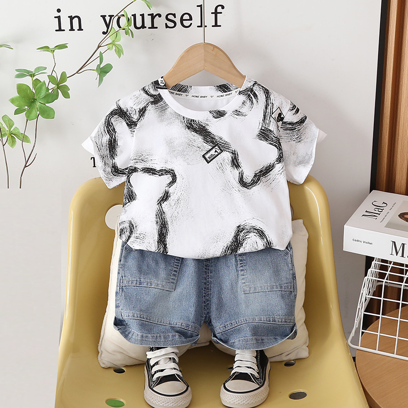 Toddler Boys Outfit Kids Summe - огляд і ціна Baby Clothing Drawing