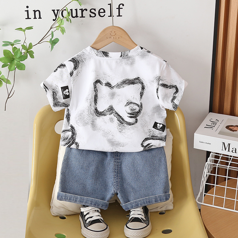 Toddler Boys Outfit Kids Summe - огляд і ціна Baby Clothing Drawing