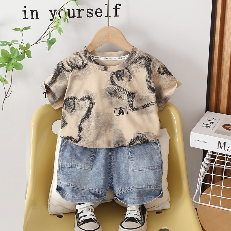 Toddler Boys Outfit Kids Summe - огляд і ціна Baby Clothing Drawing