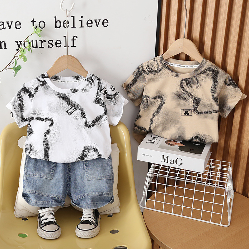 Toddler Boys Outfit Kids Summe - огляд і ціна Baby Clothing Drawing