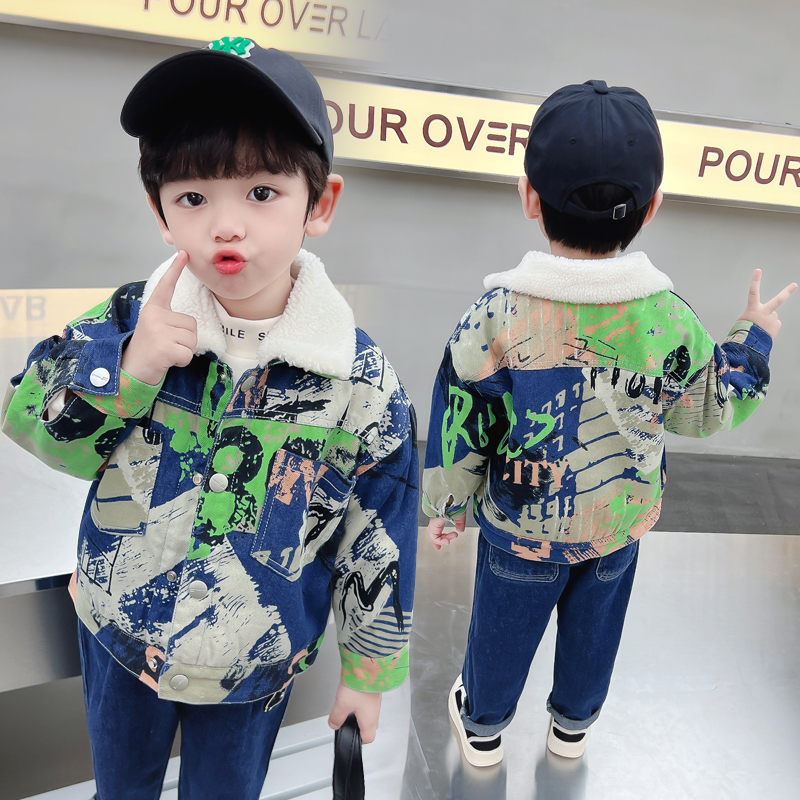 Kids Baby Warm Denim Jacket Pa - огляд і ціна Baby Clothing Drawing