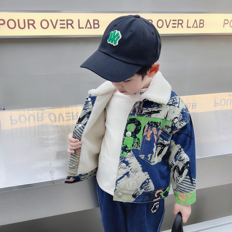 Kids Baby Warm Denim Jacket Pa - огляд і ціна Baby Clothing Drawing