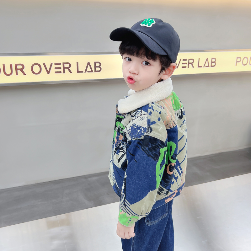 Kids Baby Warm Denim Jacket Pa - огляд і ціна Baby Clothing Drawing