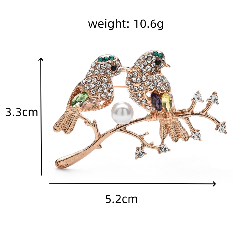 Wuli&baby Crystal Couple Birds - огляд і ціна Baby Xmas Clothing