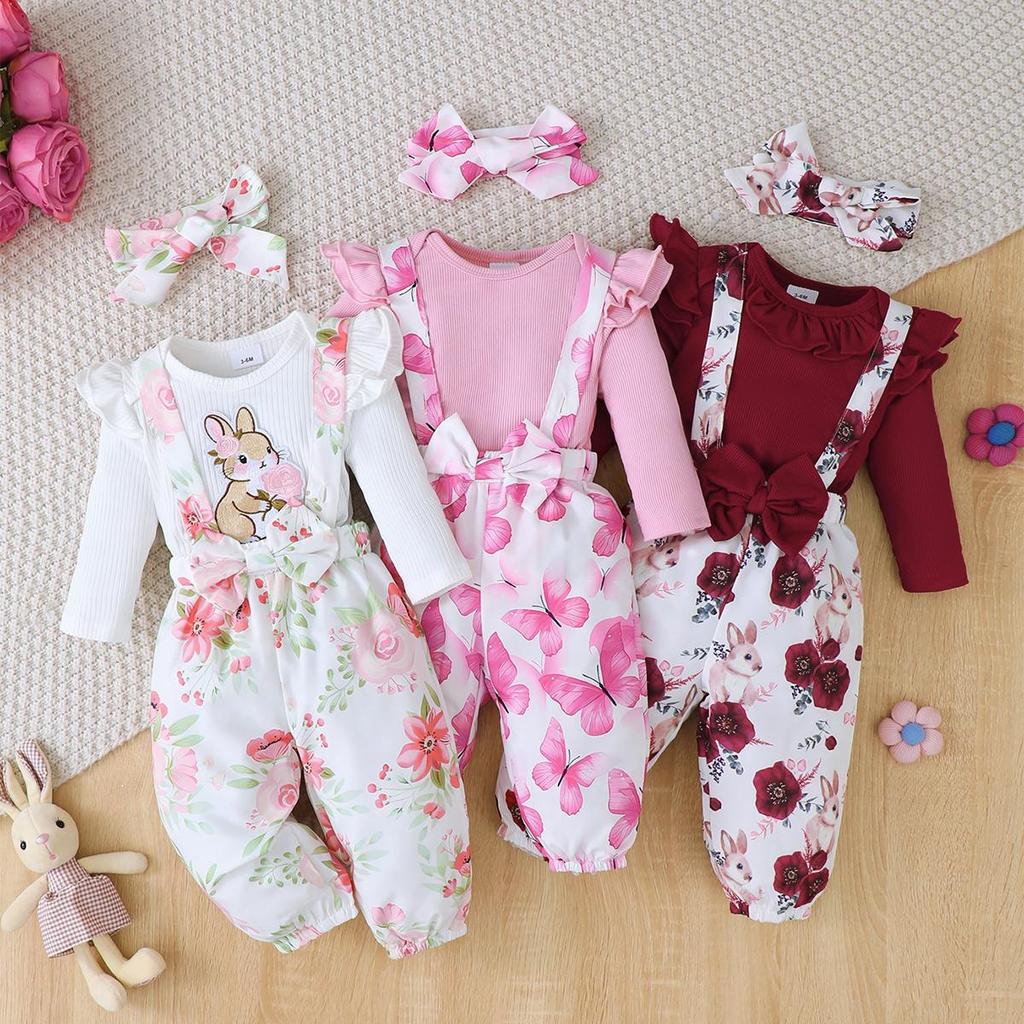 3PCS Clothes Outfits for 1-24M - огляд і ціна Baby Xmas Clothing