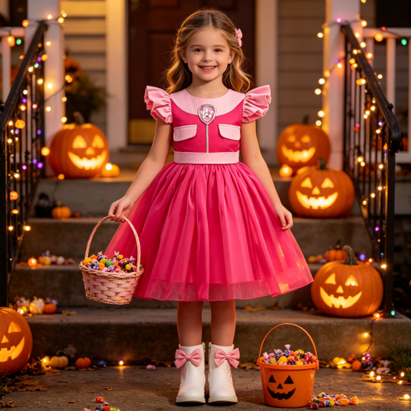 Kids Paw Dog Costume Pink Prin - огляд і ціна Baby Tutu Skirt