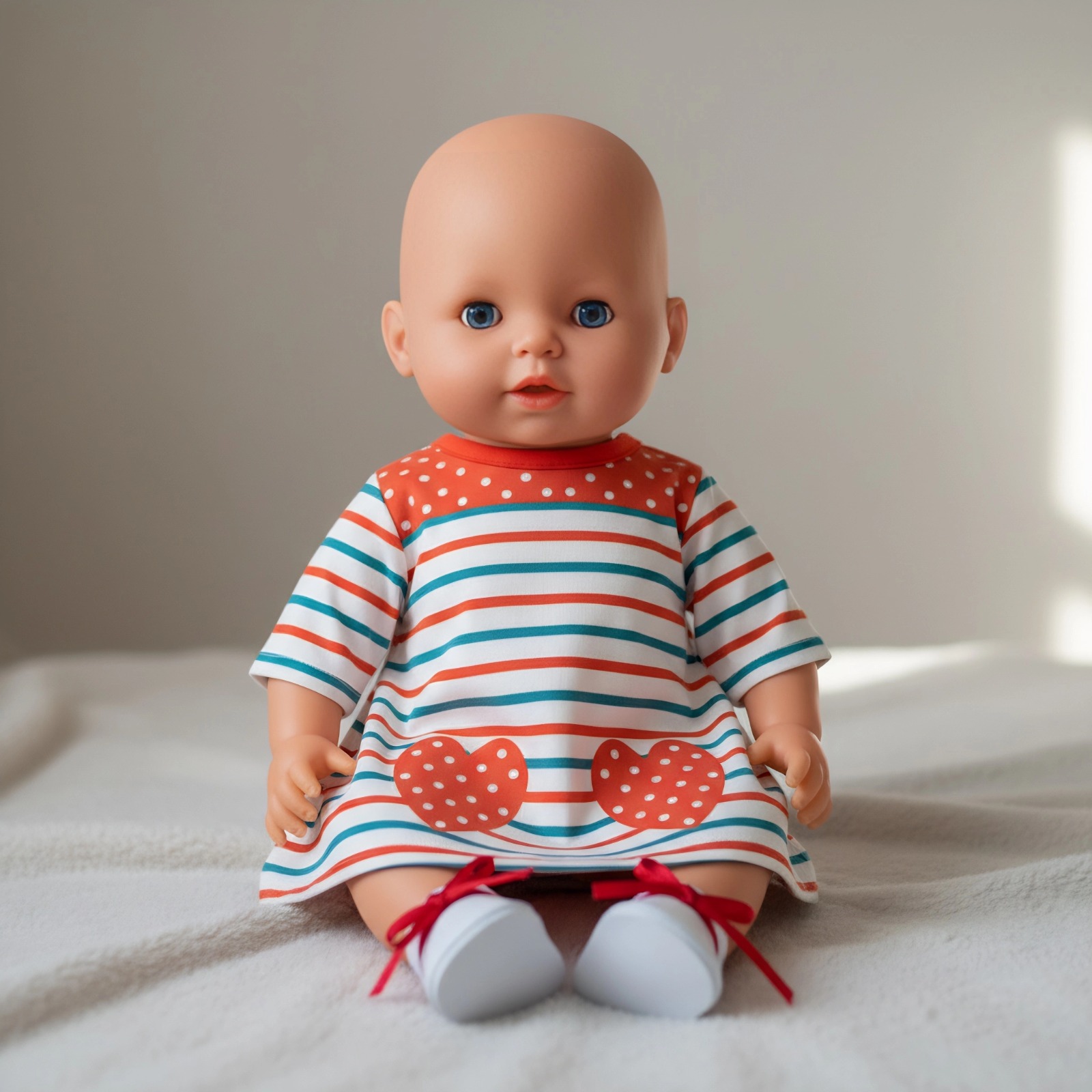 Cute Dress For 43 Cm Baby Doll - огляд і ціна Baby Xmas Clothing